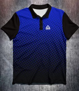 Half Tone Dots Blue