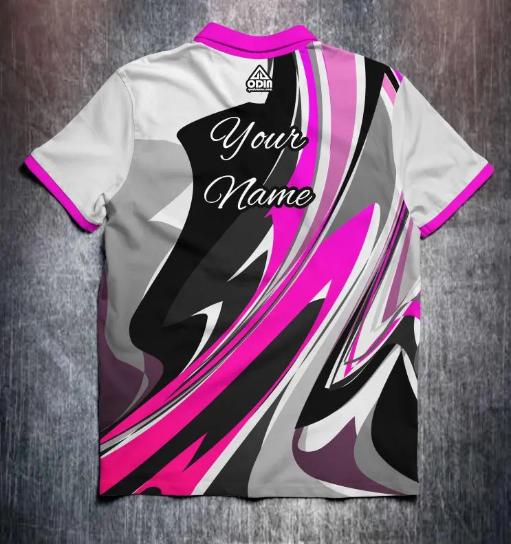 Abstract bright paint Pink – Bild 2