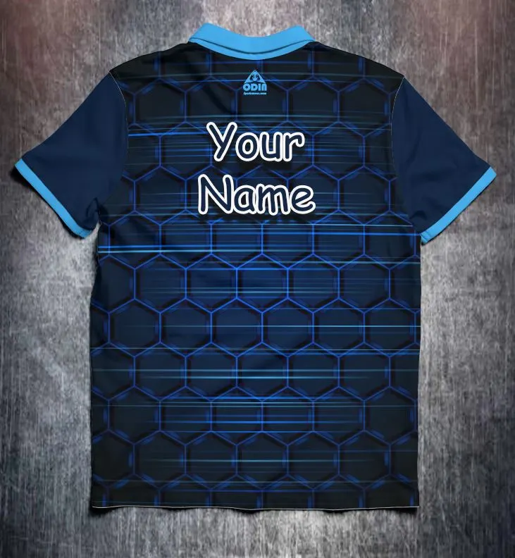 Blue Hexagon Lines - Image 2