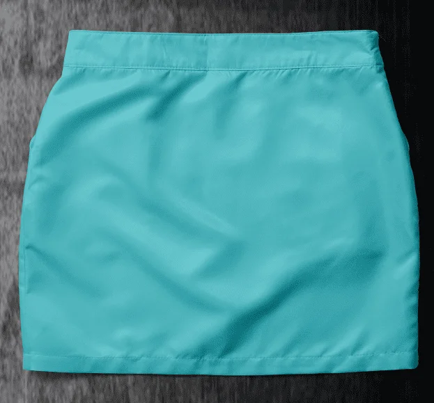 Basic Skirt Aqua – Image 2