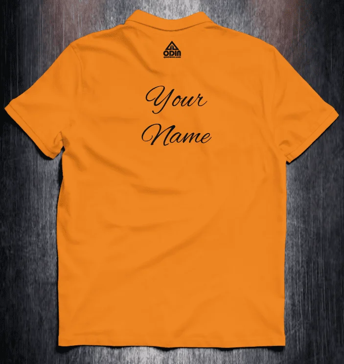 Basic Polo Orange - Afbeelding 2