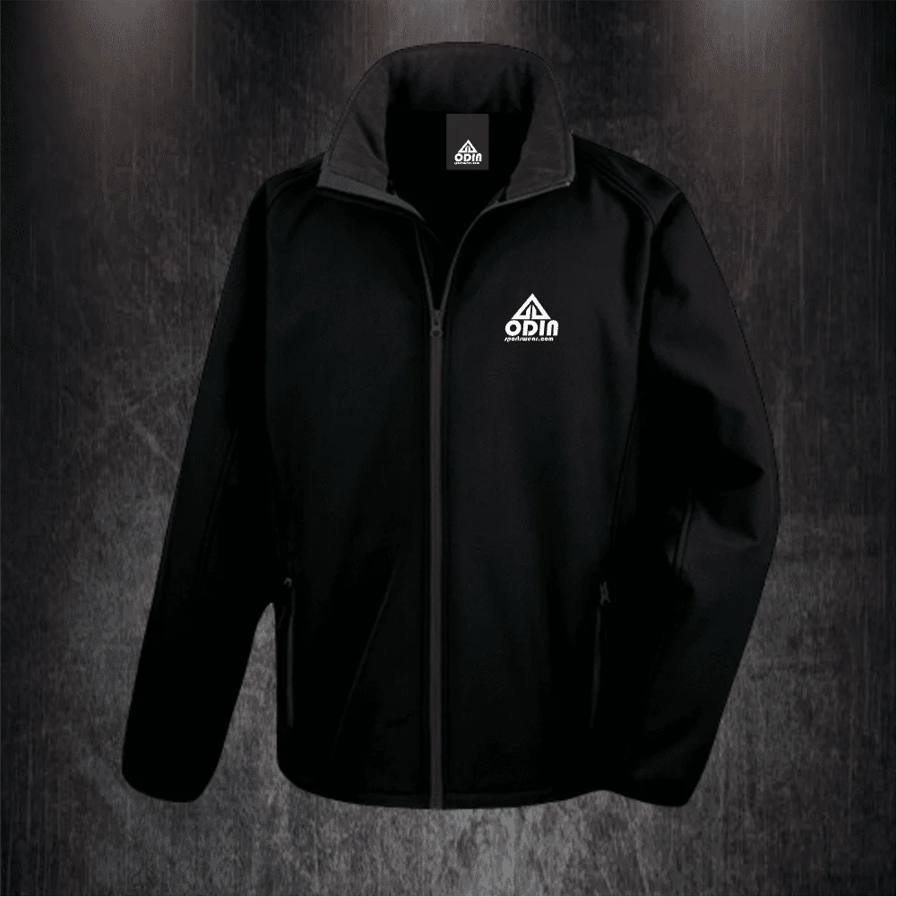 Basic 2 Color Jacket Black