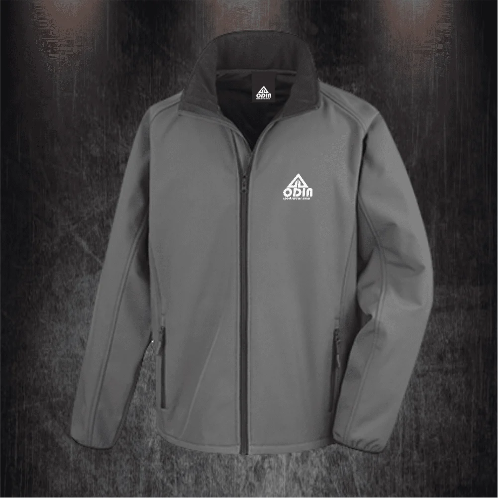 Basic 2 Color Jacket Charcoal-Black