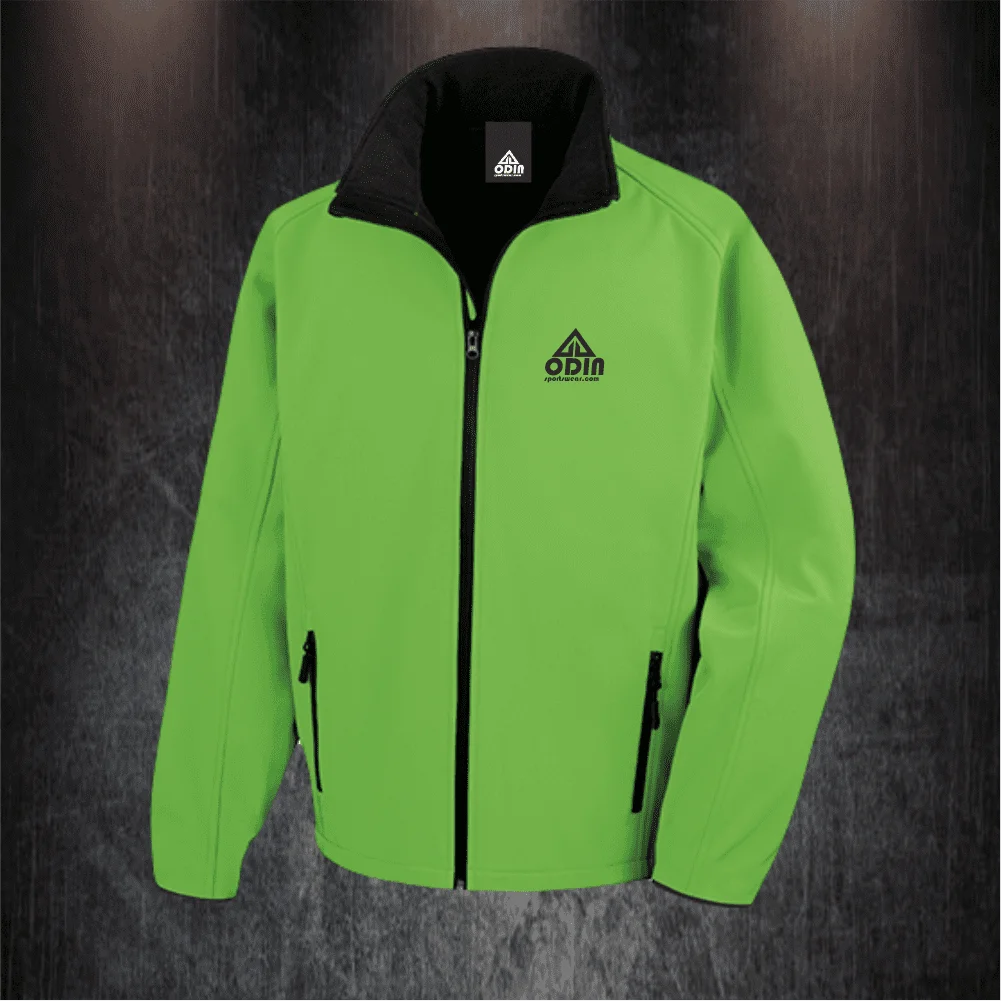 Basic 2 Color Jacket Green-Black