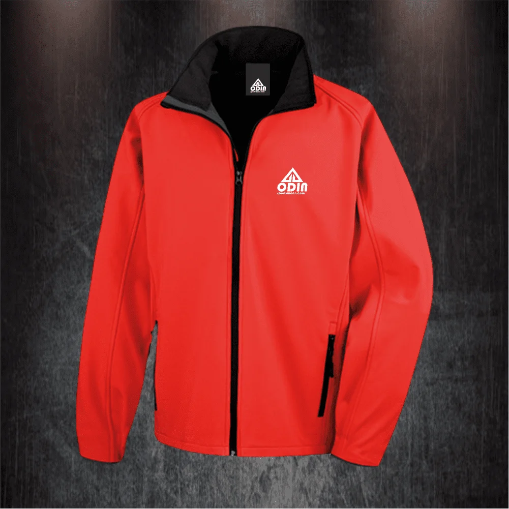 Basic 2 Color Jacket Red-Black
