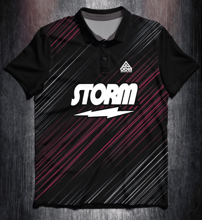 Storm Duotone Stripes Pink