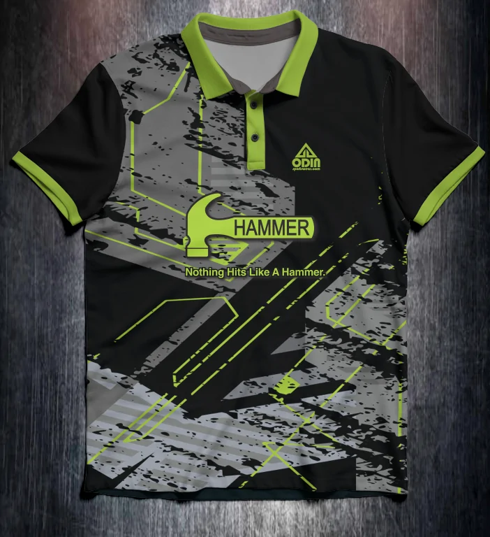 Hammer Grunge Lines Lime