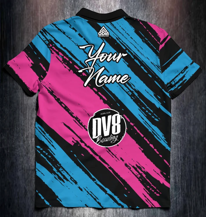 Joonas Jahi Pink blue grunge lines – Image 2