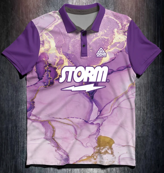 Nora Johansson Gold purple marble