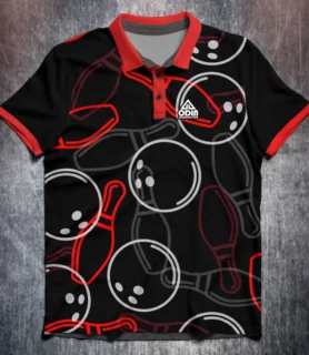 Bowling ball pins Red